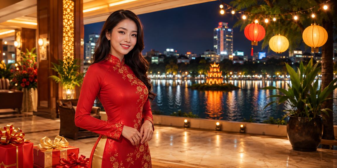 Người dùng trải nghiệm cá cược trực tuyến tại Hà Nội với trang phục áo dài